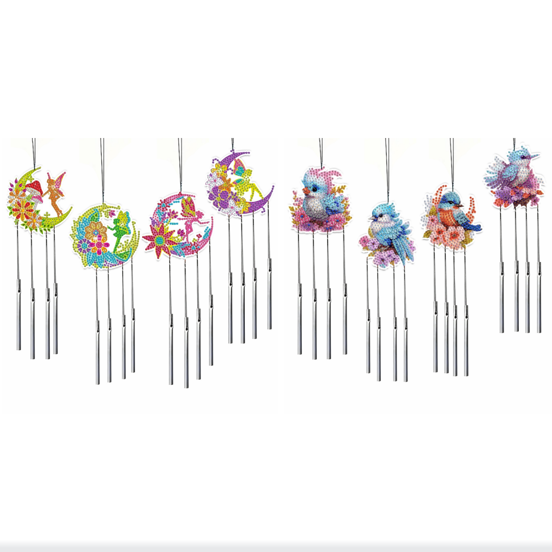 Wind Chime Tubular - Набор для творчества: 4 ветряных колокольчика