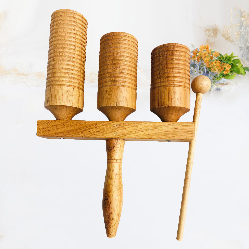 Musical Instrument Clapper - Деревянный музыкальный инструмент Орф (высокий, средний,