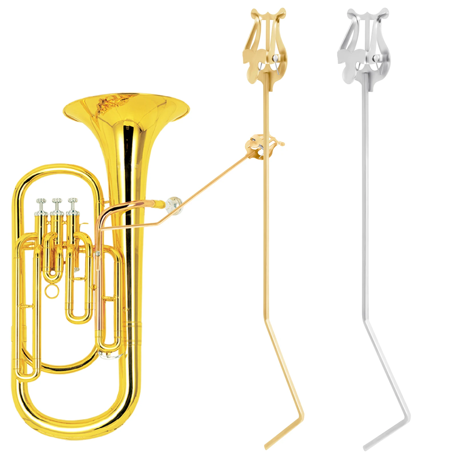 Musical Instrument Euphonium - Пюпитр, стоячая ключ, туба, тенор, рог,