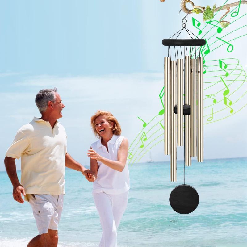Wind Chime Tubular - 【D】Ветряной колокольчик из красного дерева и