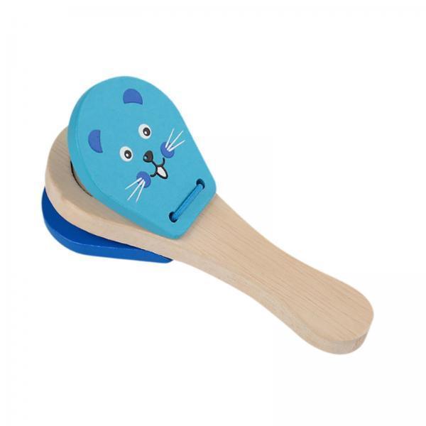 Musical Instrument Clapper - Деревянные кастаньеты-хлопушки: детский перкуссионный инструмент для