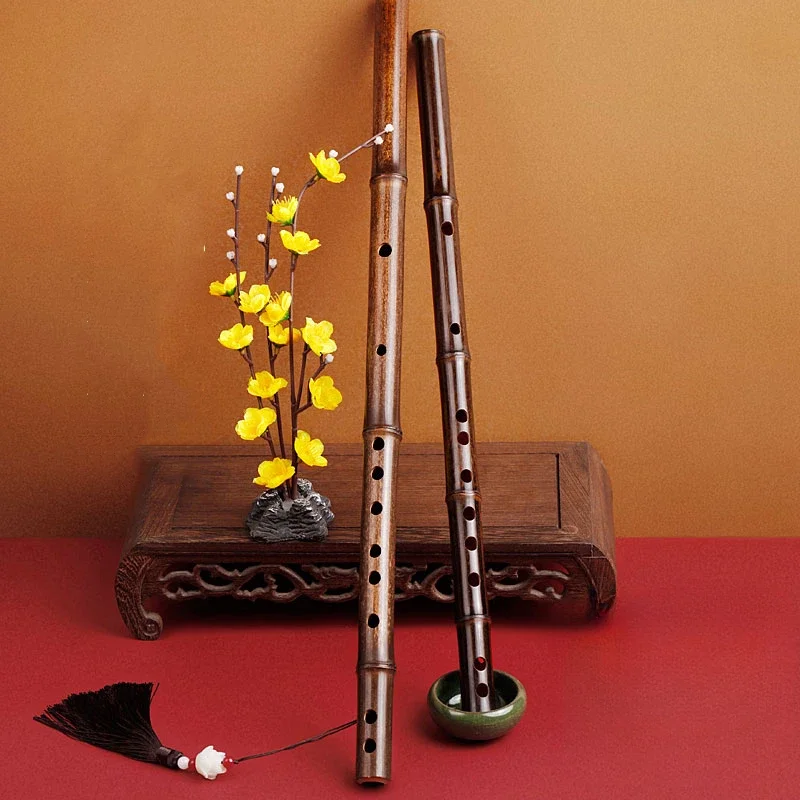 Shakuhachi Bamboo Flute - Фиолетовая бамбуковая флейта, инструмент для взрослых,
