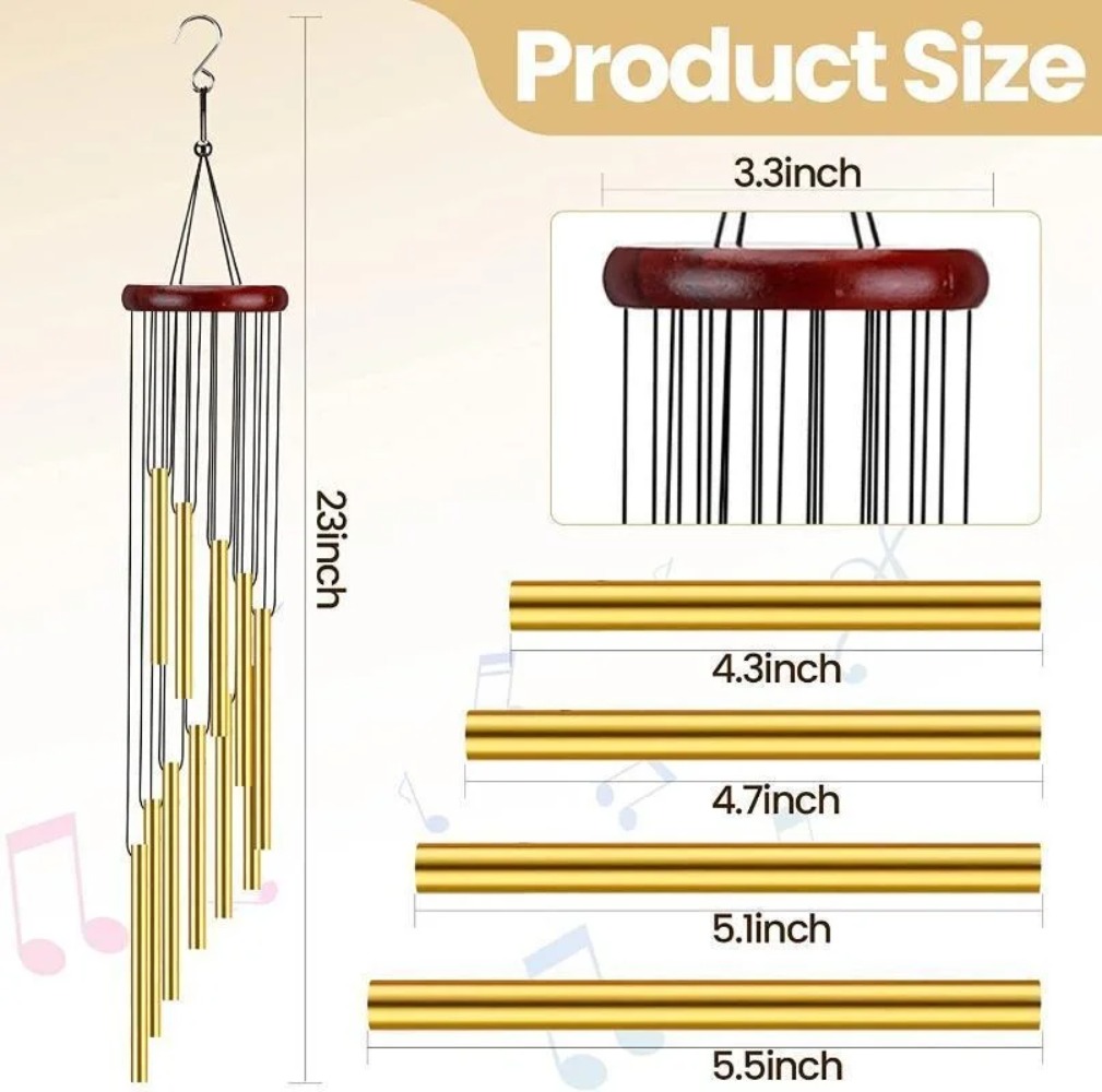 Алюминиевые трубчатые ветряные – обзор и цена Wind Chime Tubular