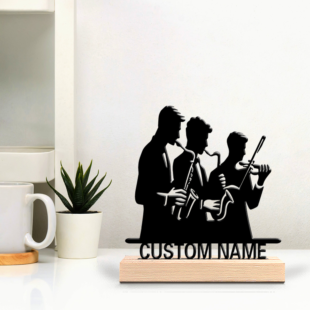 1 шт. Металлическая статуэтка  – обзор и цена Musical Instrument And Name