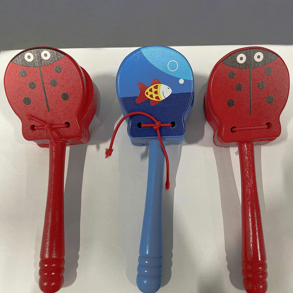 Набор из 3 деревянных кастанье – обзор и цена Musical Instrument Clapper