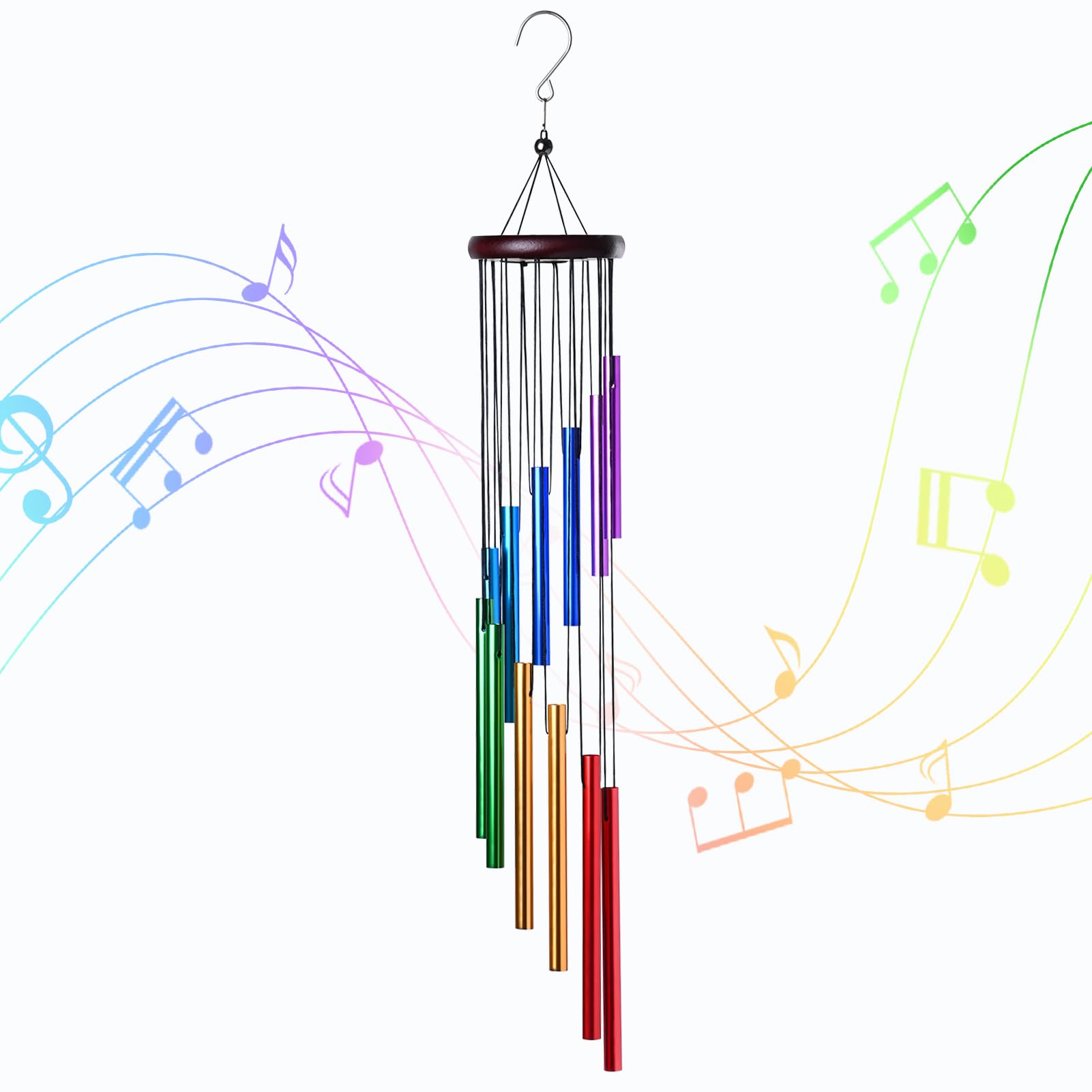 Новые 12-трубные колокольчики, – обзор и цена Wind Chime Tubular