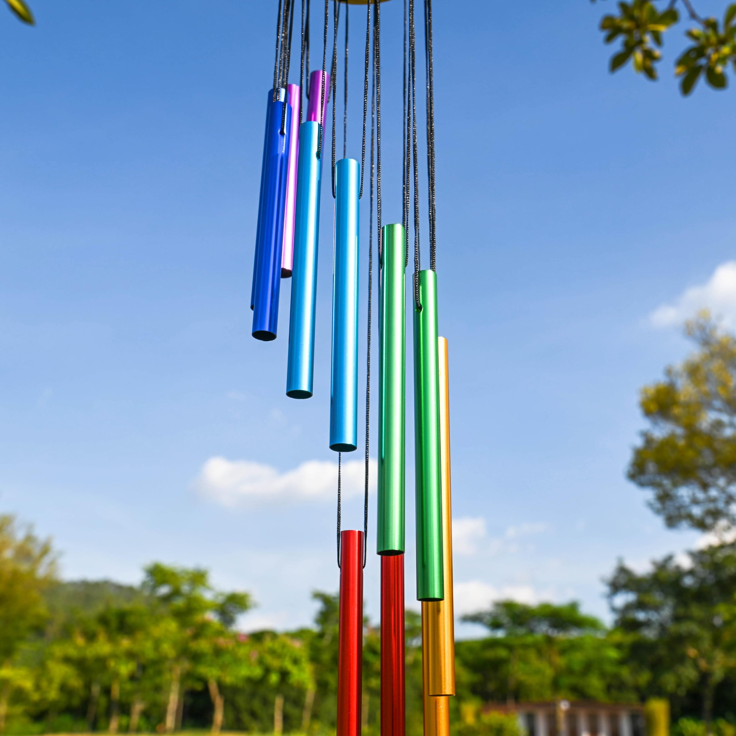 Новые 12-трубные колокольчики, – обзор и цена Wind Chime Tubular
