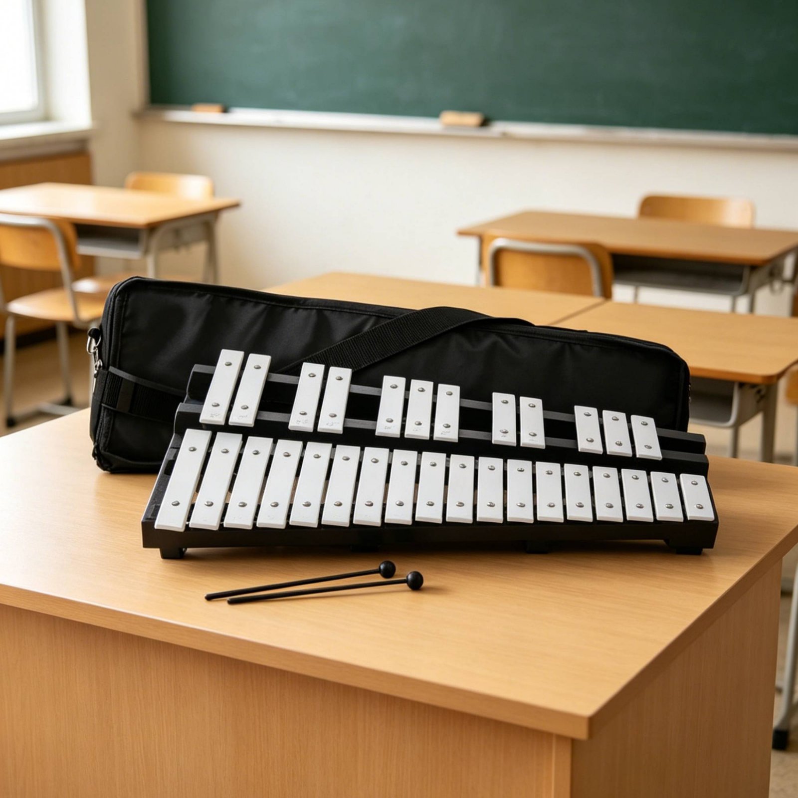 Алюминиевый ксилофон с чехлом  – обзор и цена Musical Instrument Park