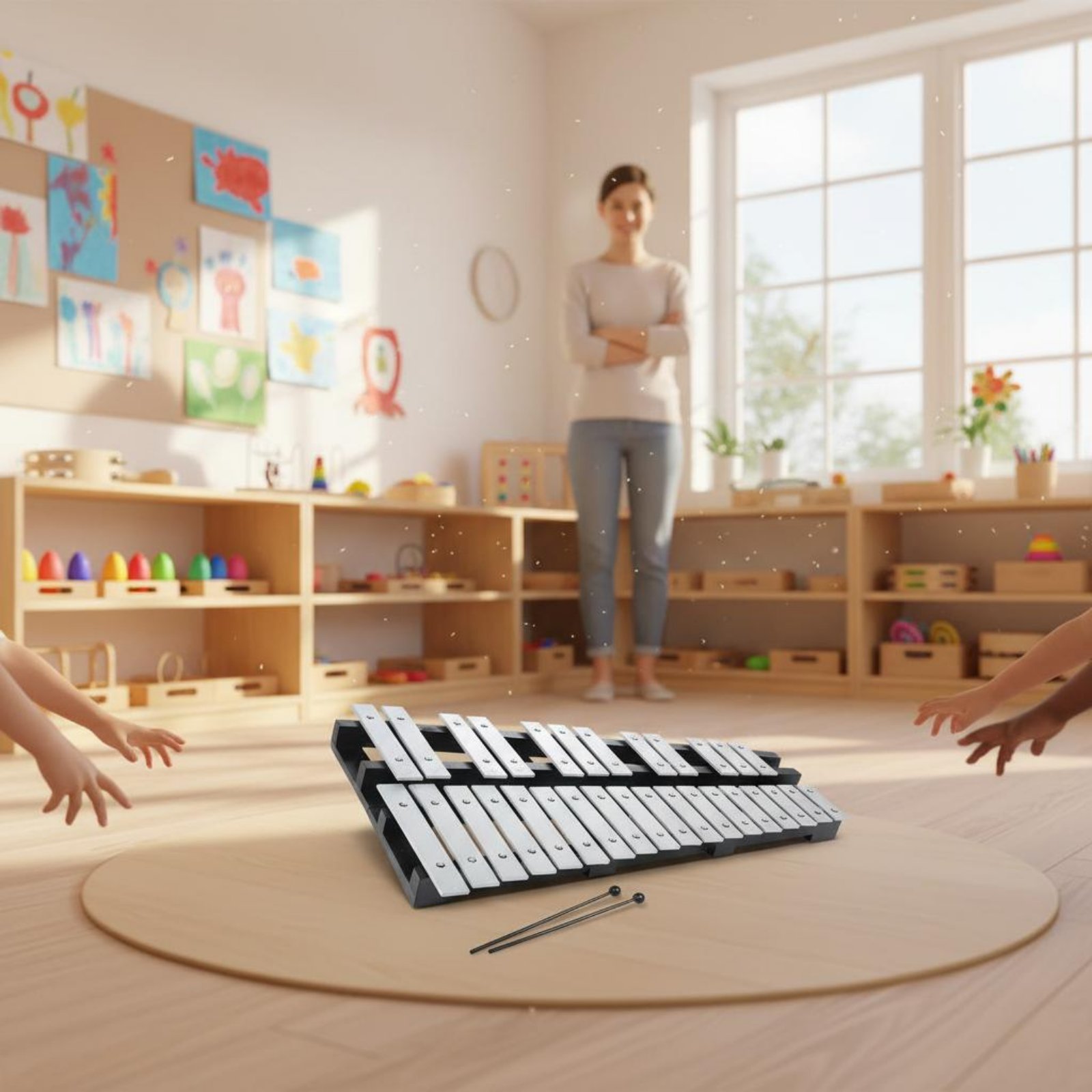 Алюминиевый ксилофон с чехлом  – обзор и цена Musical Instrument Park